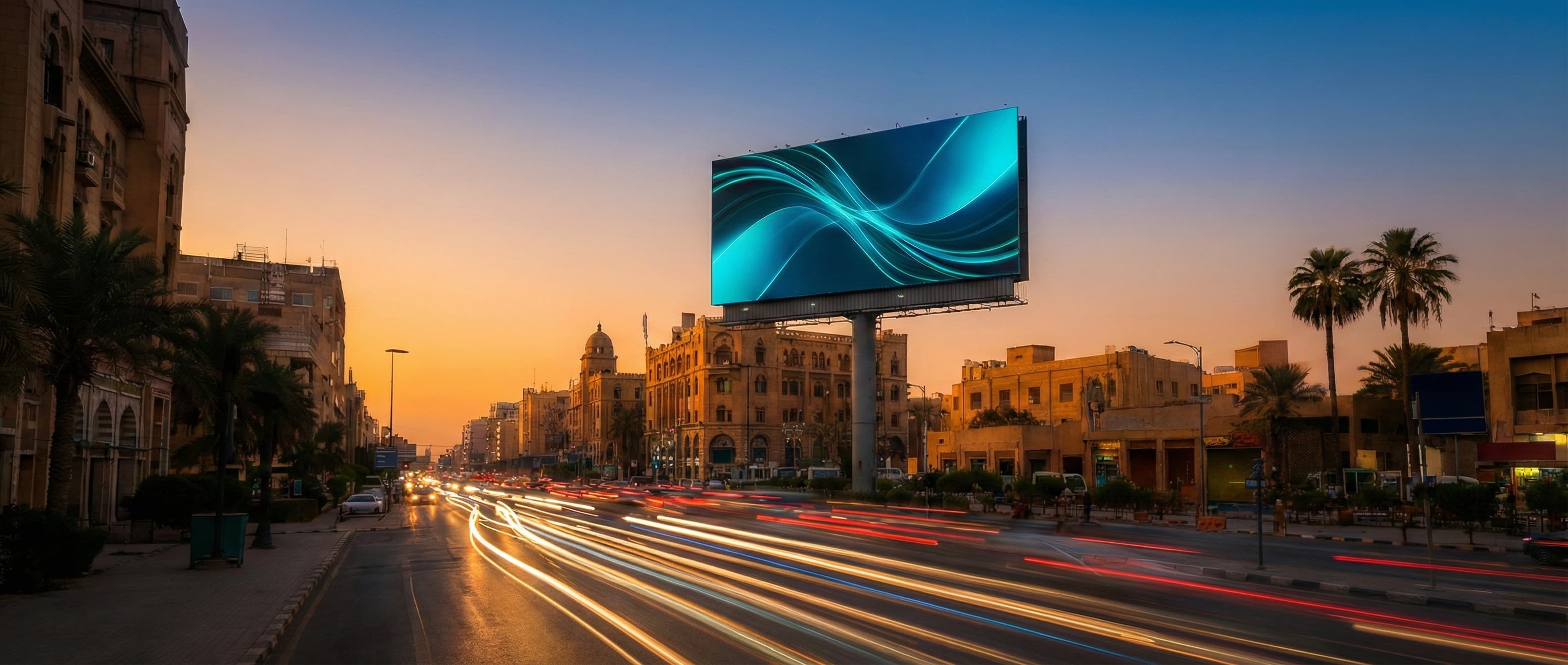 Billboard in Baghdad