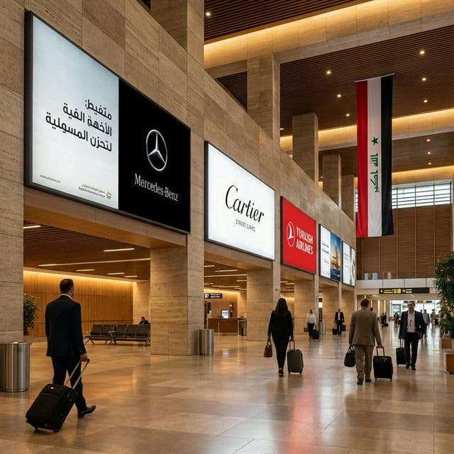إعلانات المطارات